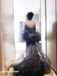 Hot contrast sexy beauty "Tutu" at ang kanyang mga girlfriends VIP group Xiuhe group wedding dress face oral sex, magandang sexy wedding bride super contrast full version welfare ②