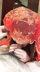 Hot contrast sexy beauty "Tutu" at ang kanyang mga girlfriends VIP group Xiuhe group wedding dress face oral sex, magandang sexy wedding bride super contrast full version welfare ②