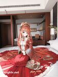 Hot contrast sexy beauty "Tutu" at ang kanyang mga girlfriends VIP group Xiuhe group wedding dress face oral sex, magandang sexy wedding bride super contrast full version welfare ②