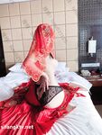 Hot contrast sexy beauty "Tutu" at ang kanyang mga girlfriends VIP group Xiuhe group wedding dress face oral sex, magandang sexy wedding bride super contrast full version welfare ②