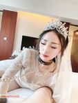 Hot contrast sexy beauty "Tutu" at ang kanyang mga girlfriends VIP group Xiuhe group wedding dress face oral sex, beautiful sexy wedding bride super contrast full version welfare ③ Xiuhe
