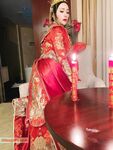 Hot contrast sexy beauty "Tutu" at ang kanyang mga girlfriends VIP group Xiuhe group wedding dress face oral sex, beautiful sexy wedding bride super contrast full version welfare ③ Xiuhe