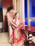 Hot contrast sexy beauty "Tutu" at ang kanyang mga girlfriends VIP group Xiuhe group wedding dress face oral sex, beautiful sexy wedding bride super contrast full version welfare ③ Xiuhe
