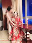 Hot contrast sexy beauty "Tutu" at ang kanyang mga girlfriends VIP group Xiuhe group wedding dress face oral sex, beautiful sexy wedding bride super contrast full version welfare ③ Xiuhe