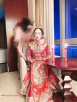 Hot contrast sexy beauty "Tutu" at ang kanyang mga girlfriends VIP group Xiuhe group wedding dress face oral sex, beautiful sexy wedding bride super contrast full version welfare ③ Xiuhe