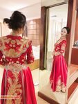 Hot contrast sexy beauty "Tutu" at ang kanyang mga girlfriends VIP group Xiuhe group wedding dress face oral sex, beautiful sexy wedding bride super contrast full version welfare ③ Xiuhe