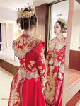 Hot contrast sexy beauty "Tutu" at ang kanyang mga girlfriends VIP group Xiuhe group wedding dress face oral sex, beautiful sexy wedding bride super contrast full version welfare ③ Xiuhe