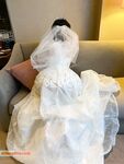 Hot contrast sexy beauty "Tutu" at ang kanyang mga girlfriends VIP group Xiuhe group wedding dress face oral sex, beautiful sexy wedding bride super contrast full version welfare ③ Xiuhe