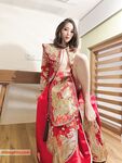 Hot contrast sexy beauty "Tutu" at ang kanyang mga girlfriends VIP group Xiuhe group wedding dress face oral sex, beautiful sexy wedding bride super contrast full version welfare ③ Xiuhe
