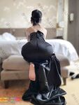 Hot contrast sexy beauty "Tutu" at ang kanyang mga girlfriends VIP group Xiuhe group wedding dress face oral sex, beautiful sexy wedding bride super contrast full version welfare ③ Xiuhe
