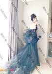 Hot contrast sexy beauty "Tutu" at ang kanyang mga girlfriends VIP group Xiuhe group wedding dress face oral sex, beautiful sexy wedding bride super contrast full version welfare ③ Xiuhe