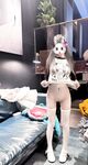 【2025年02月新品】天生蘿莉體，嬌小嫩妹【我怎麼整天困困困】付費新作，19分鍾金主視頻，Cos洛麗塔