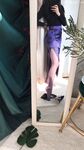 抖音B站双视主播，刷礼物才能看到的福利，嫩穴在透明椅子上随着蜜臀的摆动左拉右扯