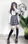 210,000 followers on Twitter, the ultimate beautiful girl, squirting loli princess [rabbit loves squirting] uniforms exposed outdoors, props crape myrtle squirt