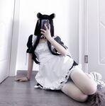 210,000 followers on Twitter, the ultimate beautiful girl, squirting loli princess [rabbit loves squirting] uniforms exposed outdoors, props crape myrtle squirt