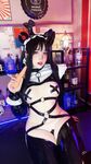 OF可欲可甜，萝莉娃娃脸，肉感福利姬【Nyanchan2k3】新作，6分钟，户外公园捆绑自慰露出放尿