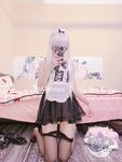 AT鲨- NO.012 女仆开档袜