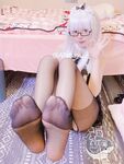 AT鲨- NO.012 女仆开档袜