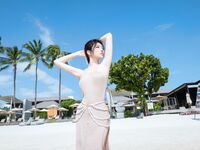 精致胸模女神｢年年｣缪斯沙滩美女超唯美通透翘嫩酥乳真是美极了魔鬼身材曲线气质非凡