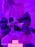 【02月最新】可盐可甜COS抽像女菩萨【池甜chitian1】纸飞机付费福利，各种露脸手口交性爱