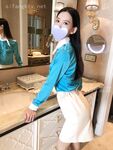 推特最火美腿女神-Chloe霏霏 大韓空姐制服篇，大大眼睛清純得出水