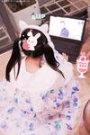 超嫩合法小母狗萝莉『LepALuli2kVN』被主人爸爸拽着双马尾后入，无毛小嫩穴被大肉棒塞满