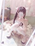 超嫩合法小母狗萝莉『LepALuli2kVN』被主人爸爸拽着双马尾后入，无毛小嫩穴被大肉棒塞满