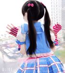 超嫩合法小母狗萝莉『LepALuli2kVN』被主人爸爸拽着双马尾后入，无毛小嫩穴被大肉棒塞满