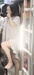 A slutty female college student born in the 2000s took a selfie in the girls' dormitory for her long-distance boyfriend to see. She was so horny in private.