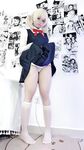 超嫩coser，粉嫩小萝莉，身材还是很有料的，各种大尺度情趣cos看的人直流口水