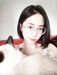 [Leaked by husband] Shandong 00s glasses contrast bitch young woman [Cao Xke] cheating sex life sex video