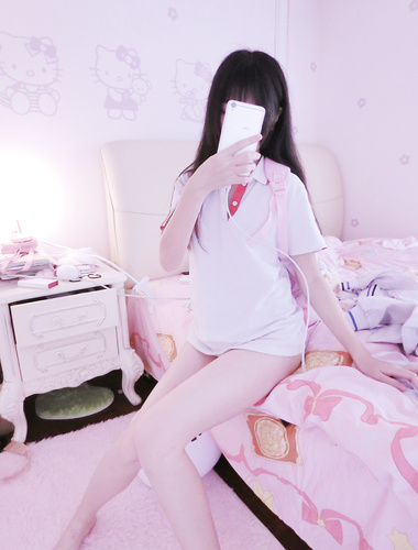 Innocent twin-tailed humanoid bitch "Erotic Fairy" Welfare Private Photoshoot - School Uniform