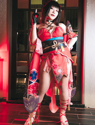 Patreon【浵卡ToKar】cos花火 巨乳白虎，口交干炮一條龍，花式足交超帶勁