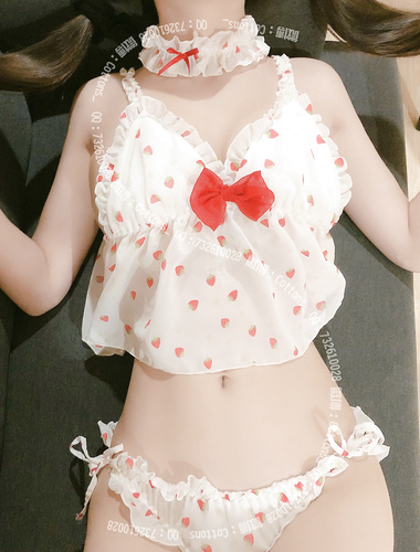 NO.129 Masu Suyo 2020‎.05‎‎.18 Skirt ampaian strawberi yang sangat comel