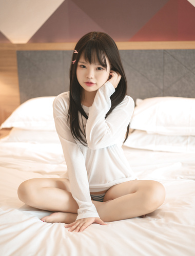 Xiaoyao Yaoyao NO.017 파란색과 흰색 줄무늬 