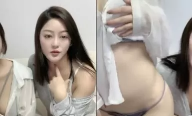 全网最美双胞胎，姐姐妹妹嗨起来颜值很高带上口罩开始撩