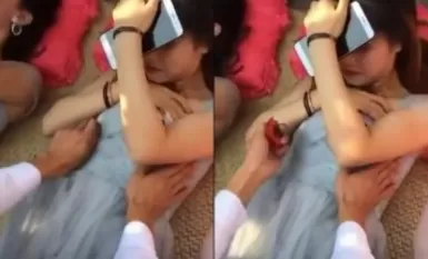 極美伴娘被揉胸