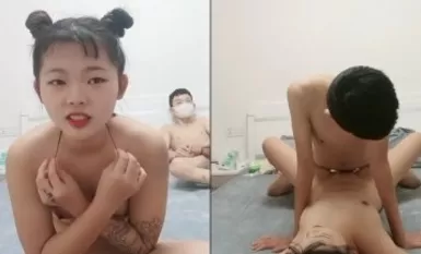 Pakaian seragam lolita kecil Nazha menggoda, gadis kecil bertatu mempunyai hubungan seks yang ghairah dengan abangnya