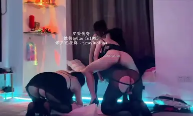 最新流出，究极绿帽奴【罗芙传奇】推特长视频福利，调教狗奴3P4P，各种无底线榨精玩弄(2)