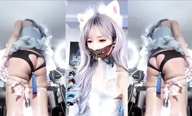 [Tyrannosaurus] Khiêu vũ khỏa thân nhìn đôi_làm cho cái mông to đỏ_kéo hạt nút hậu môn_massage âm hộ (5)