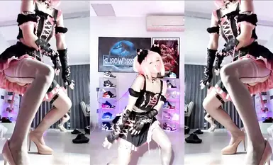 【一隻霸王獸】種雙視角裸舞_把大屁股打紅_拉珠肛塞_按摩騷逼 (6)