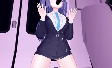 [3.D.动漫] -[むらむら村民] ★自作モーション★ ブルアカ_A〇oで痴〇プレイ（前編）-1080p