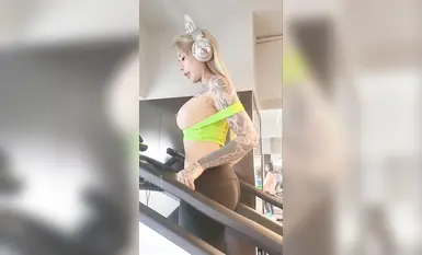 狂野紋身，霸氣陰環高顏值網紅，完美身材，福利片段流出，隨便看看 (1)