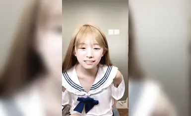 【小涵萌主】JK_bunny girl_masturbation พร้อมอุปกรณ์ประกอบฉาก (1)