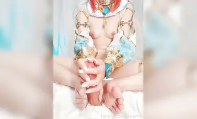 of的cosplay博主，身材还是挺不错的，各种活儿也都有，可惜又是个无头博主，各种c服倒是撸点挺强的(4)