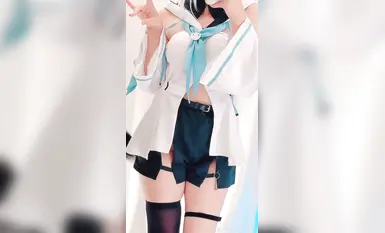 of的cosplay博主，身材还是挺不错的，各种活儿也都有，可惜又是个无头博主，各种c服倒是撸点挺强的(4)