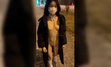 【小雨】＆【あなたの幸せ】アウトドア露出（２）