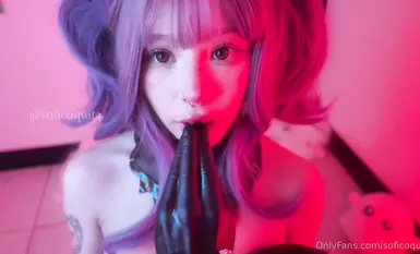 Onlyfans [สาววัย 19 ปี ที่มีก้นสวยที่สุด] DreamyMoo#cos#cow#white silk#masturbation (4)