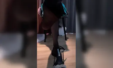 抖音【郁小月】丝袜足控(2)