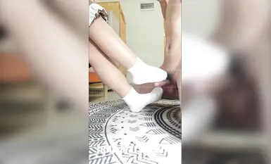 【johnmarston】ถุงเท้าผ้าฝ้ายไหมโลลิต้าสำหรับนวดเท้า (5)